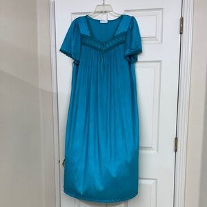 Large Fundamentals Long Tricot Knit Nightgown